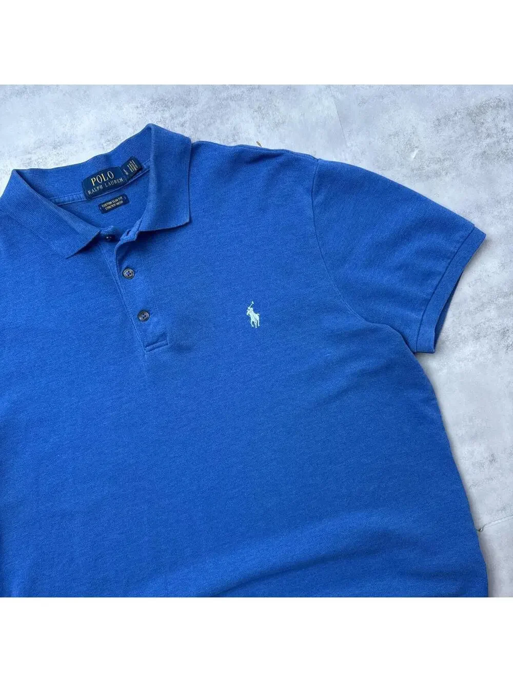 Y2K Polo Ralph Lauren Blue Polo Shirt
